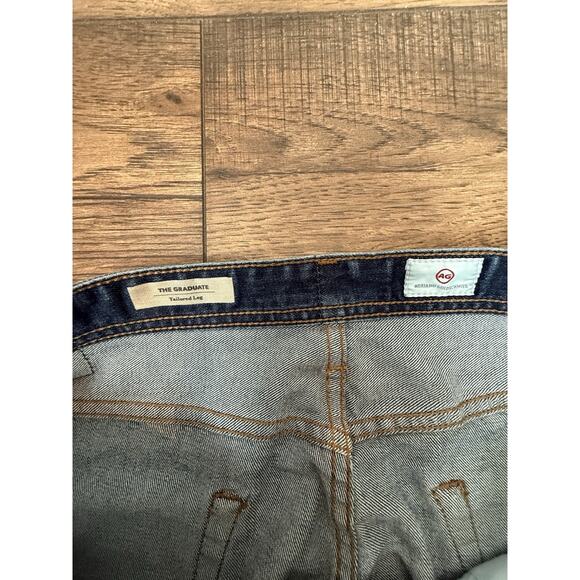 AG Adriano Goldschmied Men's The Graduate Tailored Leg Blue Jeans Sz 36x33 - Picture 4 of 9